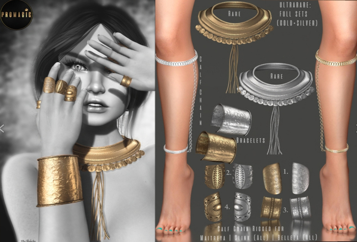  *PROMAGIC* Shyla -Necklace- Silver-RARE 