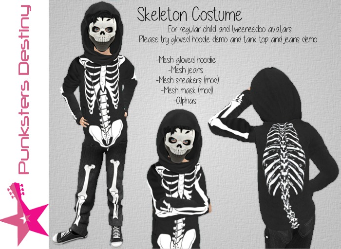 *PD* Skeleton costume
