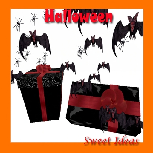 Sweet Ideas * Halloween Gift Boxes w/ Emitter - Spooky  (Boxed)