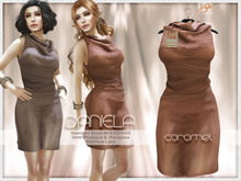 !gO! Daniela dress - Caramel
