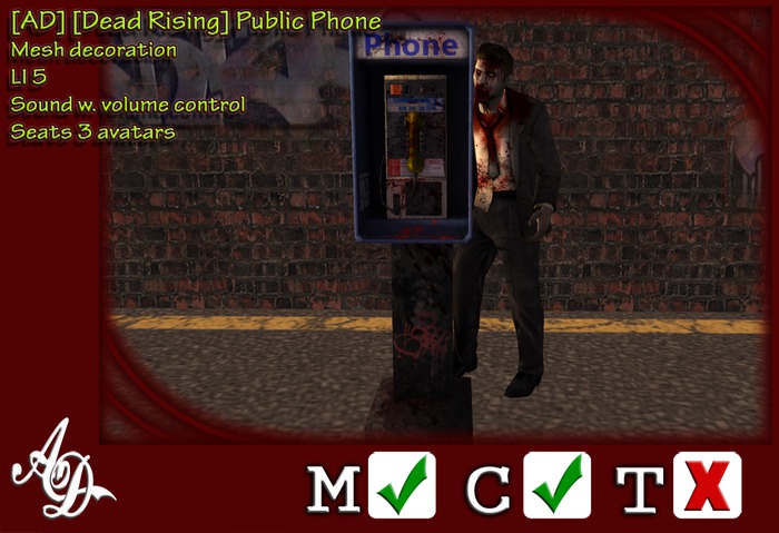 [AD] [Dead Rising] Public Phone