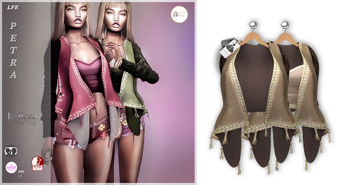 ::LFE;;NIKA  Fringe Cardigan  creme