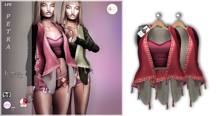 ::LFE;;NIKA  Fringe Cardigan  red