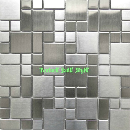 Texture Wall Metal Geometric Silver