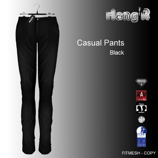 [Hang'R] Casual pants (black)
