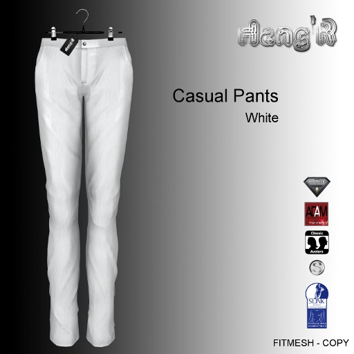 [Hang'R] Casual pants (white)