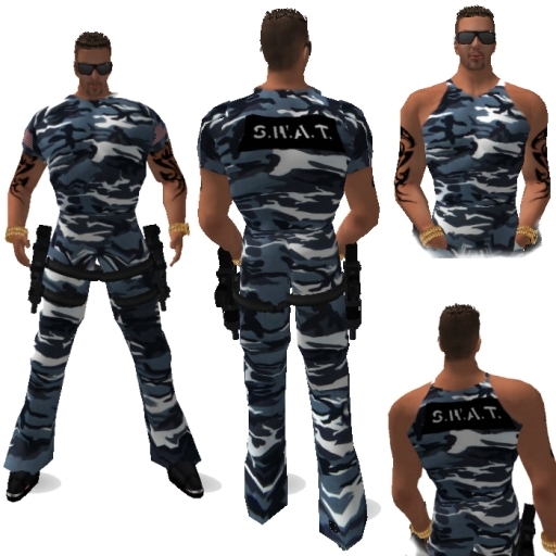 Urban Combat Blue Set