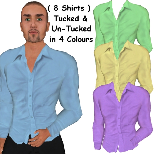 Shirt Open Collar Lights Pack
