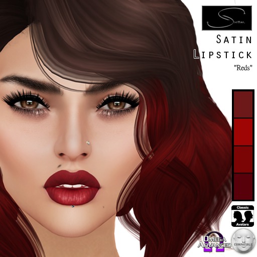 [Stellar] Satin Lipstick "Reds"