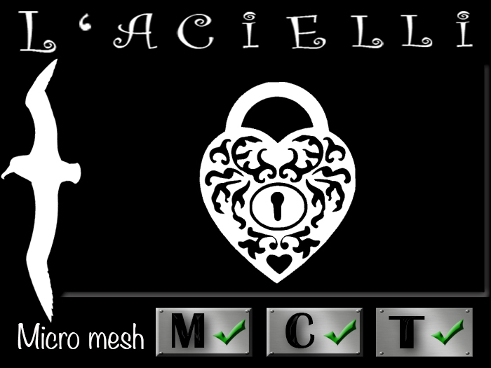 Fantasy padlock Silhouette ( 2F