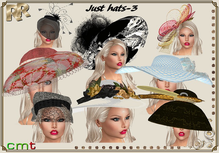 Just hats 3FATPACK!-Rejuve's raggs