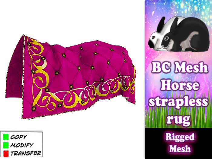 BC Horse - Royal Rug - Pink