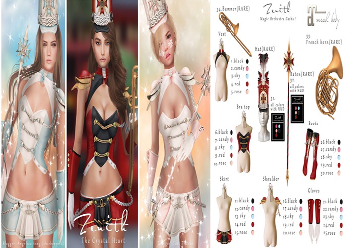 =Zenith=Magic Orchestra (Sky) Bra Top