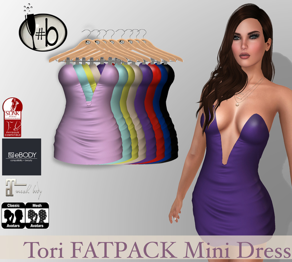#b Tori Mini Dress FATPACK