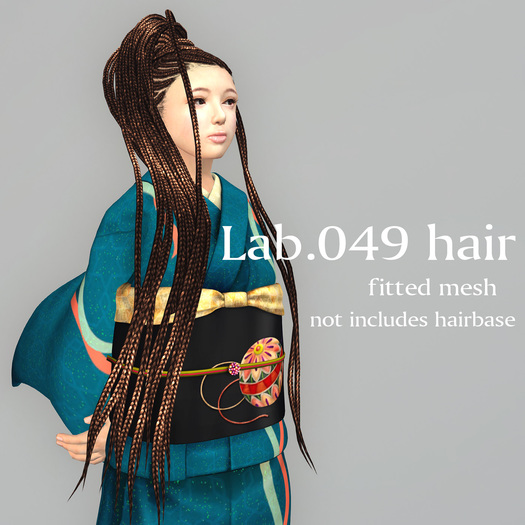 *booN Lab.049 hair black pack