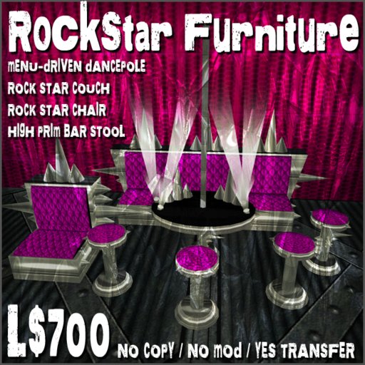 Rockstar Furniture [Boxed] - Pink Set