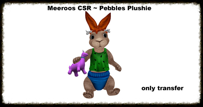 Meeroos CSR ~ Pebbles Plushie