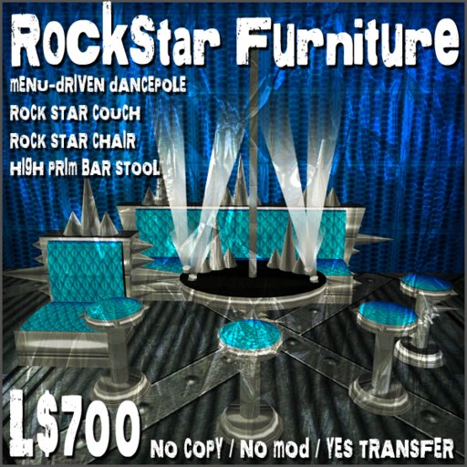 Rockstar Furniture [Boxed] - Blue Set