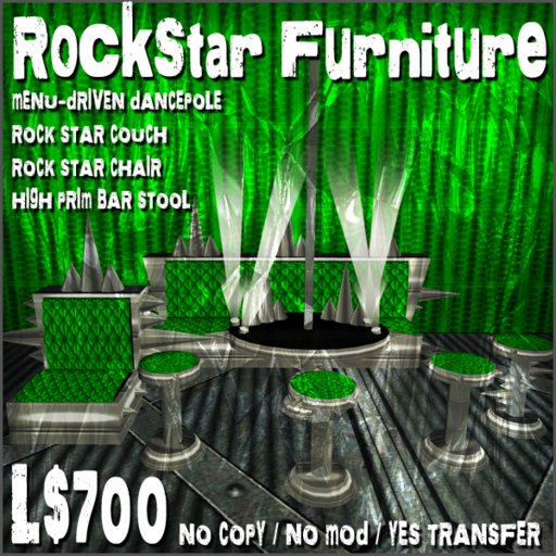 Rockstar Furniture [Boxed] - Green Set