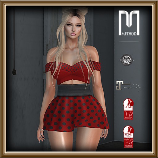 .Method. Polka Dots Mini dress_red_Maitreya_Slink_bag