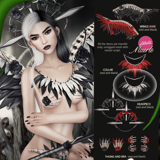 Astralia - Muerte gacha (headpiece red)