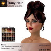 A&A Tracy Hair Ombre Colors, boxed