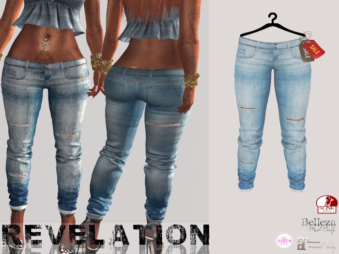:::Revelation:::  Sarah Ripped Jeans 1