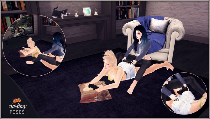 :darling: Poses - Gamer Girlfriends *bagged*