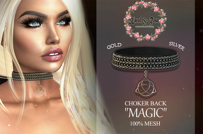 .KAROL ROSE . 50% OFF(1Week)Choker  "MAGIC" black