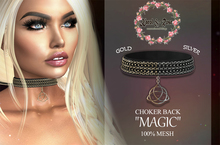 .KAROL ROSE . Choker  "MAGIC" black