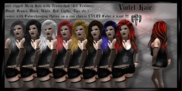 #CC#   Violet Hair Demo !!!