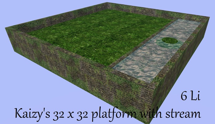 Kaizy's platform 32x32 Ivy Walls w/stream