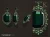 %28kunglers%29 aphrodite earring emerald ad