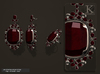 %28kunglers%29 aphrodite earring ruby ad