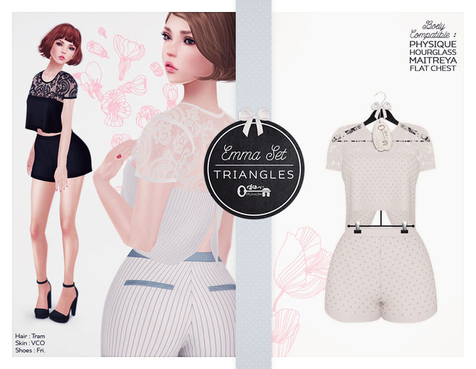 The Secret Store - Emma Set - Triangles