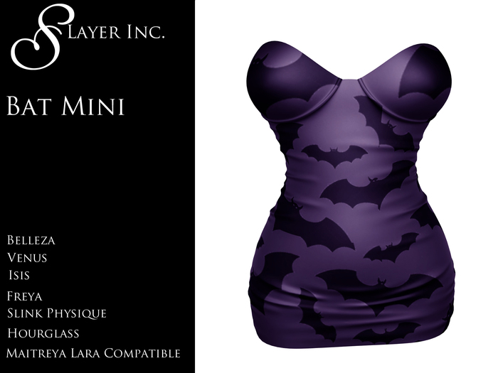 Bat Mini Dress Packed