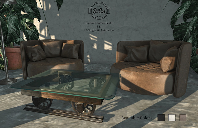 Di'Cor Carson Leather Chair [Ivory]