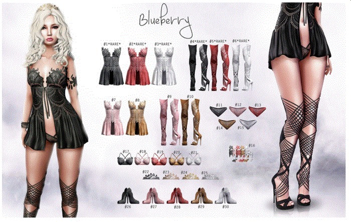 #8 Blueberry - Mykonos / COMMON / Satin Robe - Isis - Tan