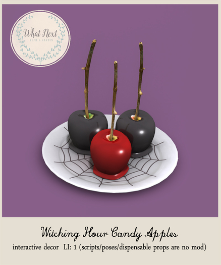 {what next} Witching Hour Candy Apples