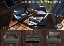 Violetility - Mallory Furniture Set [Grayscale]
