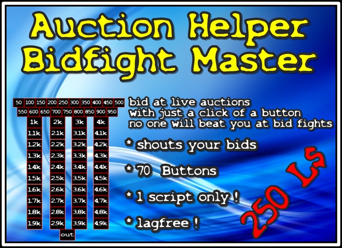 Auction Helper - BID FIGHT MASTER