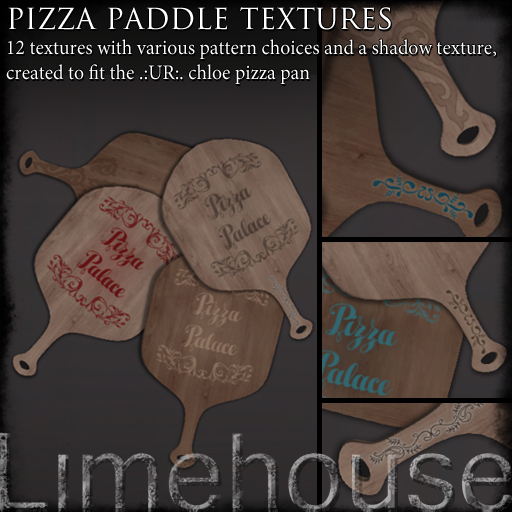 Pizza paddle textures
