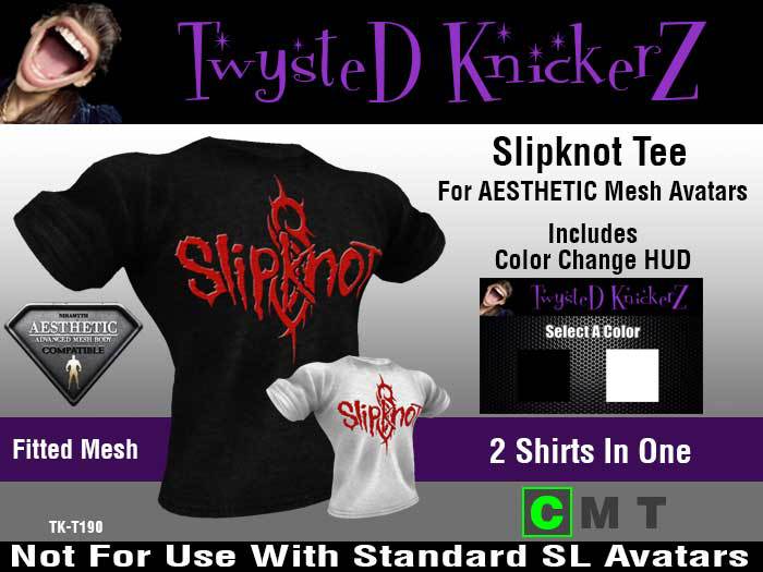 ::TwysteD KnickerZ:: Slipknot Tee - AESTHETIC