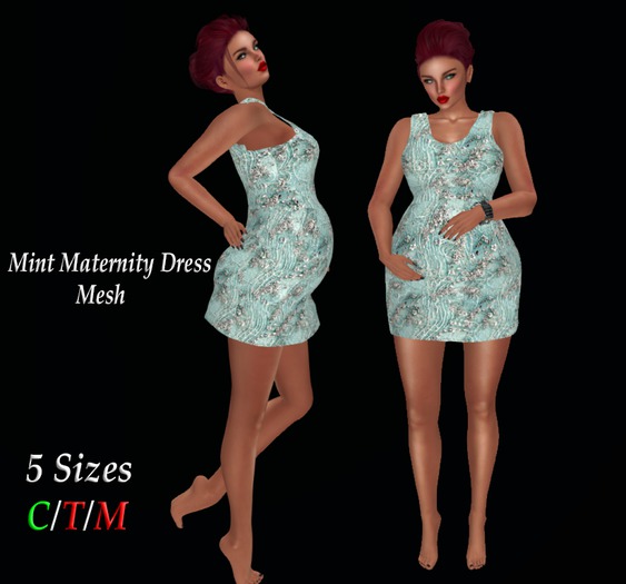 LLB-Mint Maternity Dress