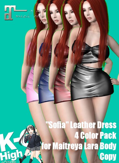 KO-H Sofia Leather Minidress Maitreya Lara