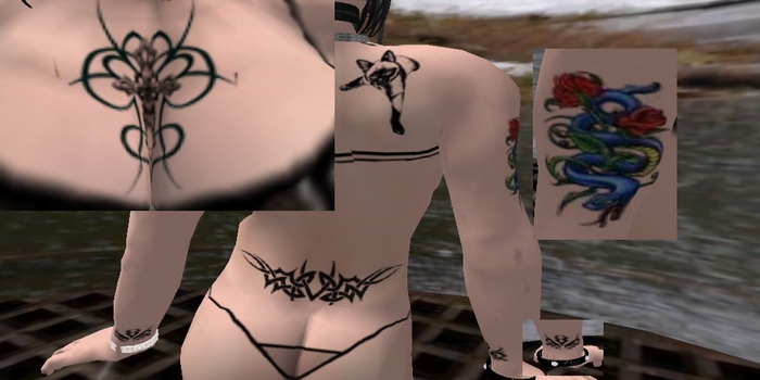 Babette's Tattoos Blue