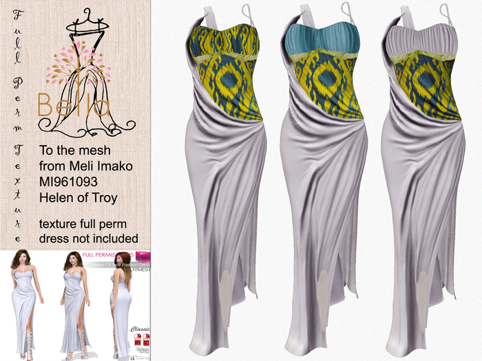 BELLA texture full perm - to the mesh MI961093 Helen of Troy 1
