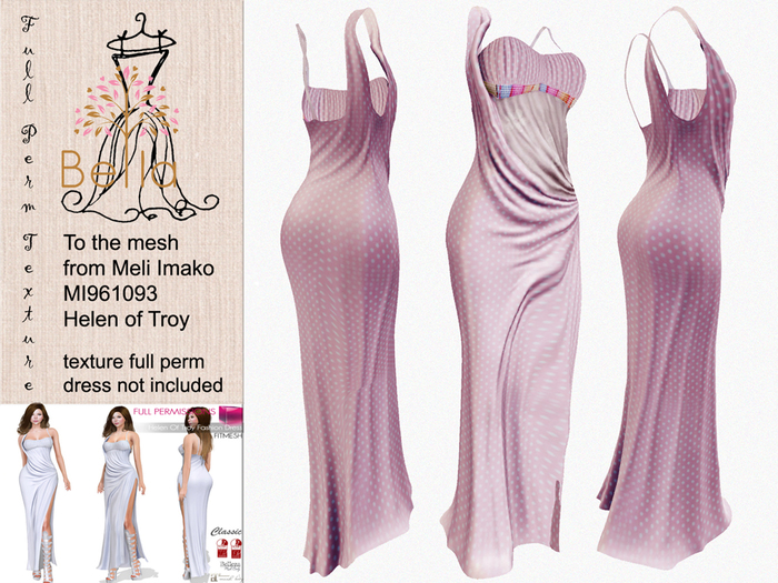 BELLA texture full perm - to the mesh MI961093 Helen of Troy 2
