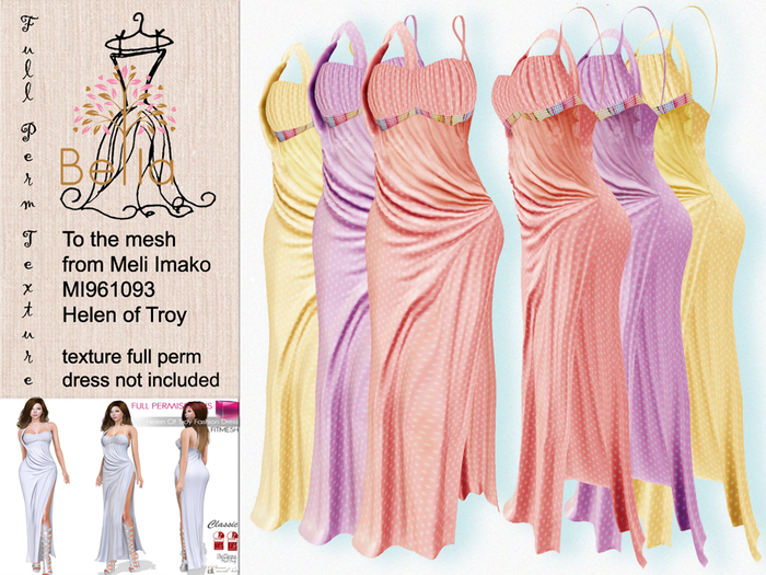 BELLA texture full perm - to the mesh MI961093 Helen of Troy 3
