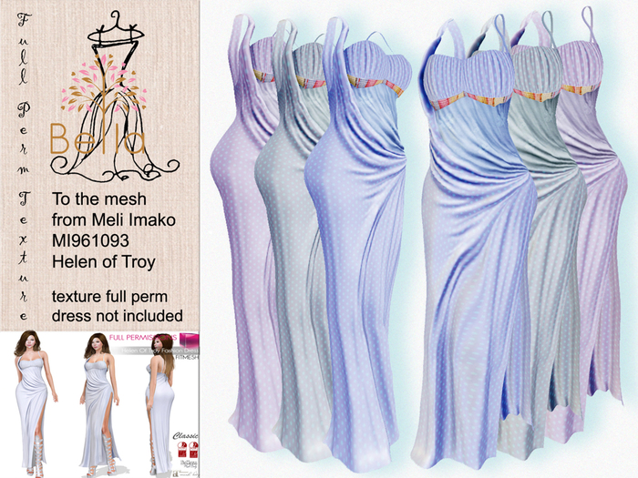BELLA texture full perm - to the mesh MI961093 Helen of Troy 4